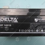 Аккумулятор, DELTA, DT 12012, 12В, 1,2Ач