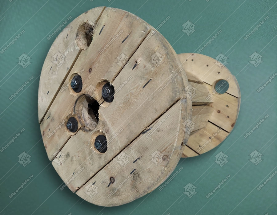 Барабан (катушка) для каната №4 ГОСТ 11127-78, 400x400x500