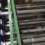 Цепь ступеней эскалатора, CANNY, шаг - 133,33 мм, палец - 84,7x14,63/14,63 мм, пластины - 40x5/35x5 мм, ролик - 70х25 мм, ось - 800 мм