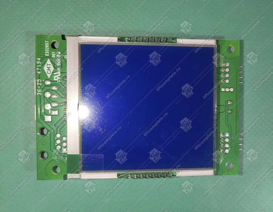 Индикатор, VEGA, ICARO LCD600-A v.9, синий фон, в сборе с рамкой