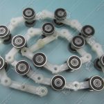 Отклоняющая цепь торца балюстрады, 14 звеньев, одинарная вилка