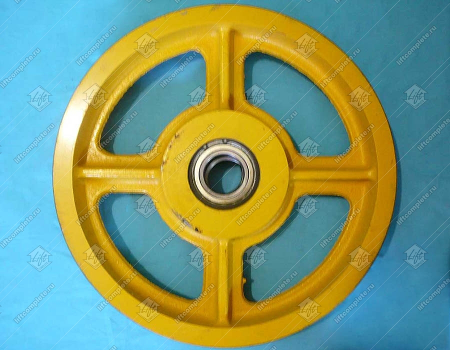 Отводной блок, OTIS, ЩЛЗ, 435х3х10,5, ZAA263P5, в сборе с подшипником