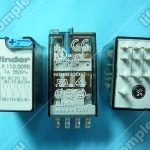 Реле промежуточное, FINDER, 7А, 110VDC, 55.34.9.110.0090