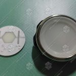 Кнопка вызова/приказа, XIZI OTIS, удержание дверей, тип BR34C, синяя подсветка кнопки и символа, с Браилем