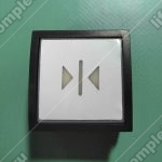 Кнопка вызова/приказа, STEP, красная подсветка, закрытие дверей