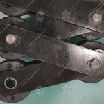 Цепь ступеней эскалатора, ST-133, шаг — 133,33 мм, палец - 84,7x14,63/14,63 мм, пластины - 40x5/40x5 мм, ролик — 70х25 мм, 125 кН (комплект на 12 ступеней)