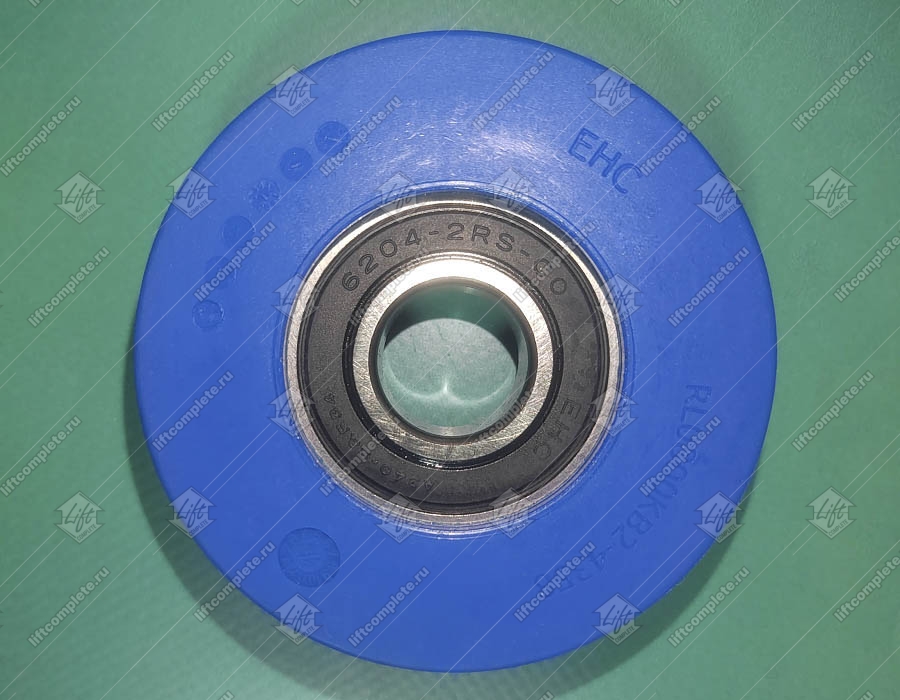 Ролик цепи/ступени эскалатора, ЛАТРЭС, D - 80x25 мм, 6204-2RS