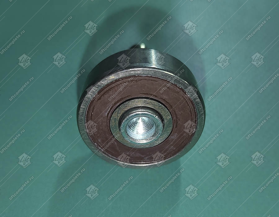 Ролик поручня эскалатора, KONE, 37х12мм , подшипник 6301RS, с осью - 50мм, M10