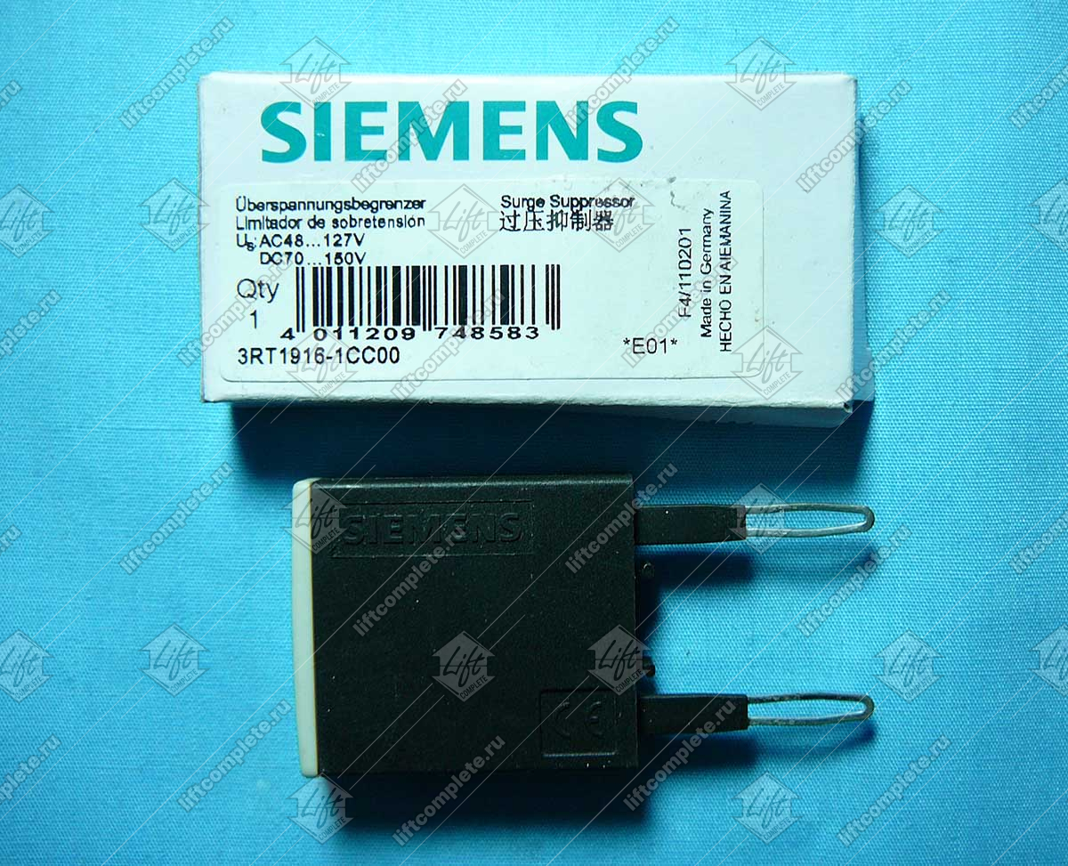 RC-элемент, SIEMENS, AC 48-127 V, DC 70.150V, ограничитель перенапряжений