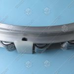 Алюминиевая основа огибающего участка в сборе с роликами, XIZI OTIS, XO-508, 17 роликов, 600 мм