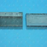 Гребенка входной площадки, KONE, ECO3000-C, центральная, 22 зубца, 197x180 мм, алюминий (GD-ALSI 12)