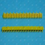 Демаркационная линия (фронтальная) KONE, желтая, L=215,5мм; 24 зубца, KM5203879H01