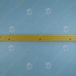 Демаркационная линия ступени эскалатора, OTIS, L - 400 мм, жёлтая, пластик, левая