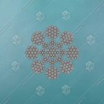 Канат стальной, GUSTAV WOLF, d - 13 мм, PAWO F7S 8х19W-IWRC, 116кН