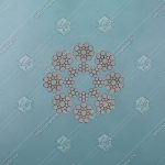 Канат стальной, GUSTAV WOLF, d - 11 мм, PAWO F3 8x19S-IWRC, 73,4кН