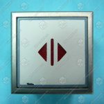 Кнопка вызова/приказа, THYSSEN, KT40, открытие дверей, красная подсветка