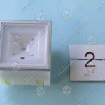 Кнопка вызова/приказа, THYSSEN, этаж 2, KT40-WK21-2006 A4J10132, красная подсветка