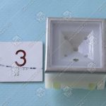 Кнопка вызова/приказа, THYSSEN, этаж 3, KT40-WK21-2006 A4J10132, красная подсветка