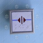 Кнопка принудительного открывания дверей, THYSSEN, KT40-WK21-2006 A4J10132, красная подсветка