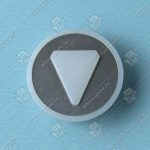 Нажимной элемент кнопки, KONE, символ стрелка вниз, шлиф. поверхность