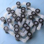 Отклоняющая цепь торца балюстрады, 28 звеньев, одинарная вилка