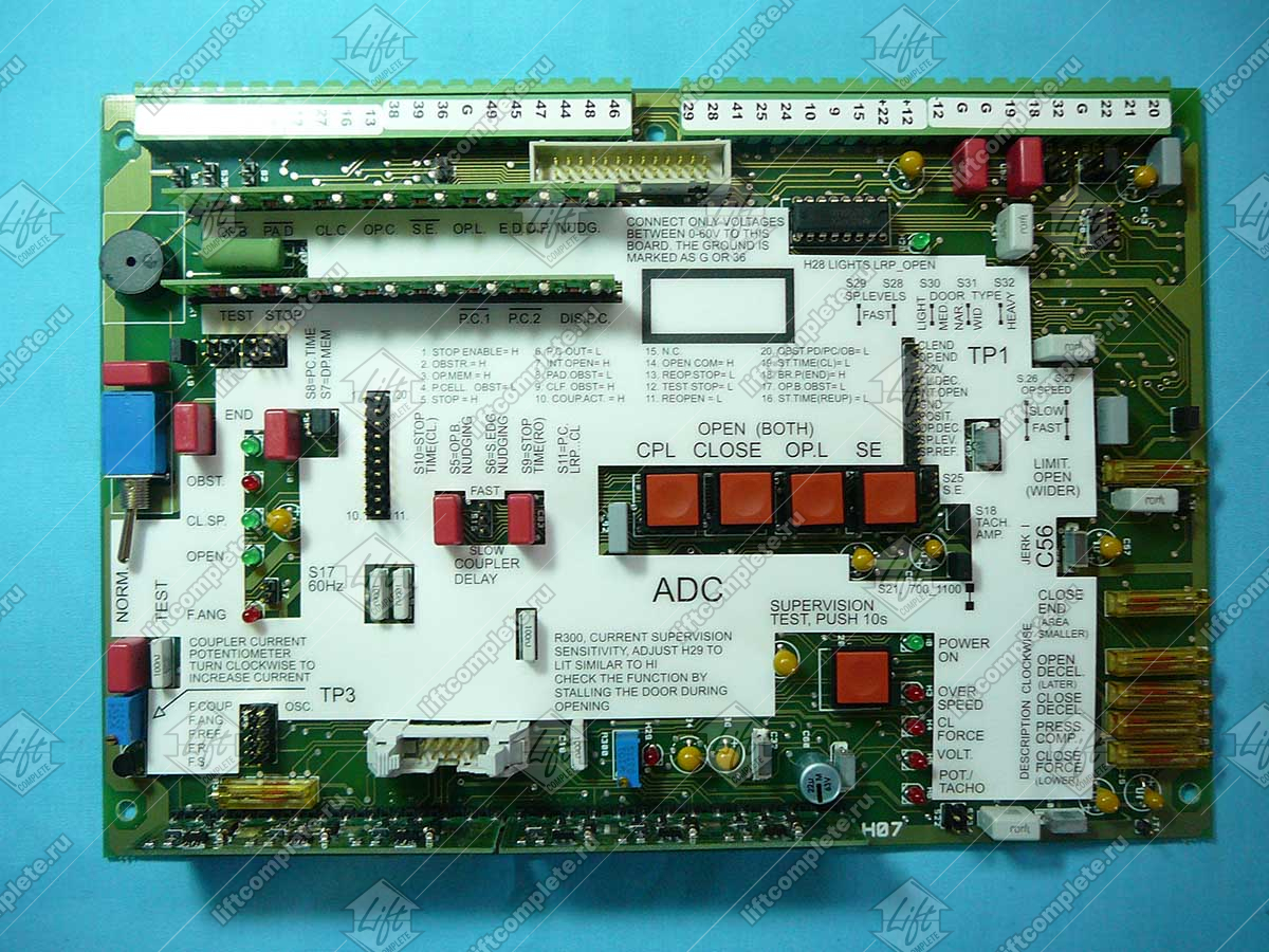 Плата управления приводом дверей ADC, KONE
