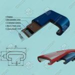 Поручень эскалатора, OTIS-800, Semperit (Австрия), D1-76 мм, d-39 мм, H-28 мм, чёрный