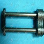 Соединительное звено, двухрядной цепи привода поручня эскалатора, шаг - 19,05 мм, тип A