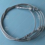 Тросик синхронизации ДК d-3 мм, L-2100 мм, шпилька M8