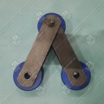 Цепь ступеней эскалатора, ST-133, шаг — 133,33 мм, палец - 84,7x14,63/14,63 мм, пластины - 40x5/40x5 мм, ролик — 70х25 мм, 125 кН (переходное звено)