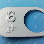 Чиклет, OTIS, 6 этаж, с кодом Брайля