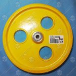 Шкив натяжного устройства ограничителя скорости металлический, OTIS, D - 235 мм